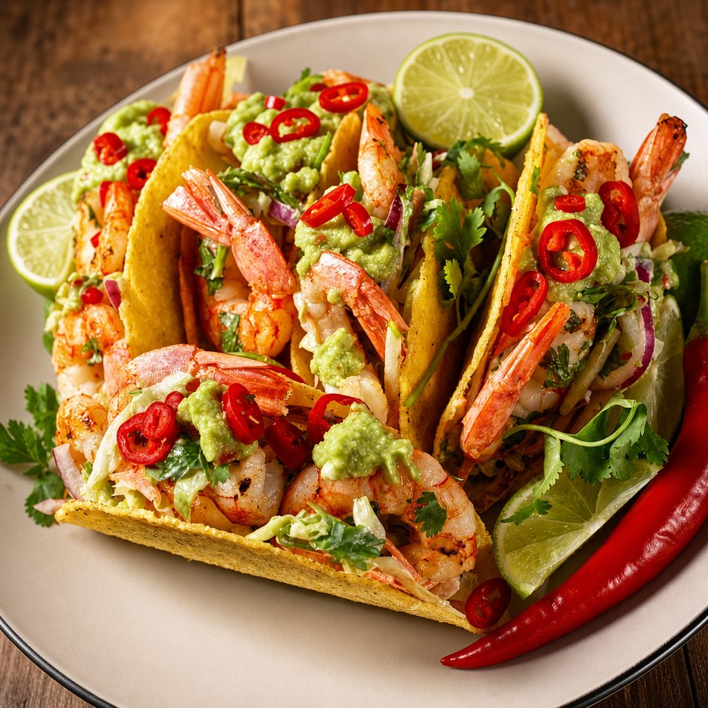 Shrimp Tacos.
