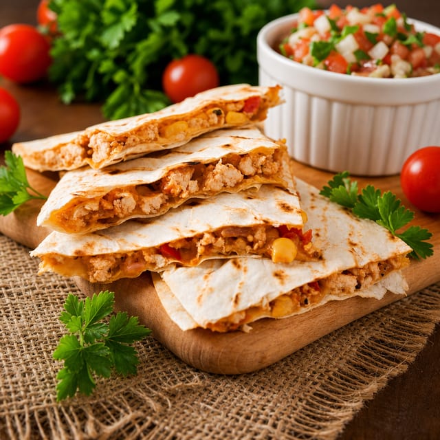 Chicken Quesadilla.